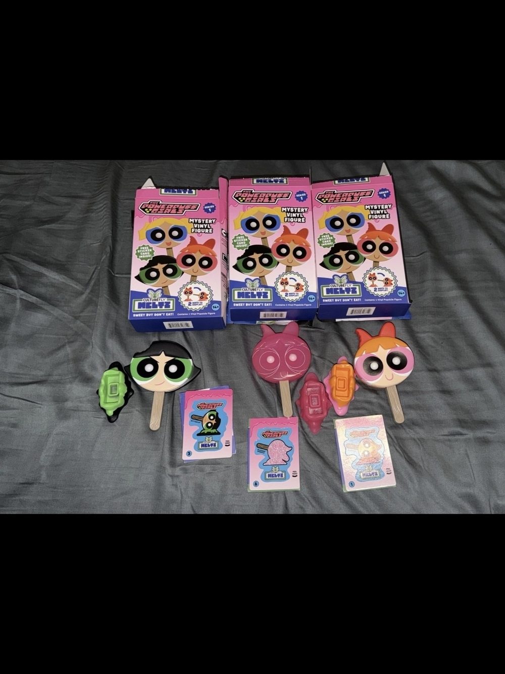 Powerpuff Girls Vinyl Figure Meltz Bundle Chase Blossom And Buttercup